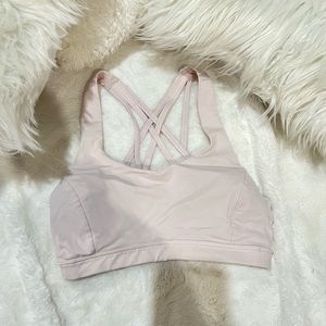 pink lululemon sports bra